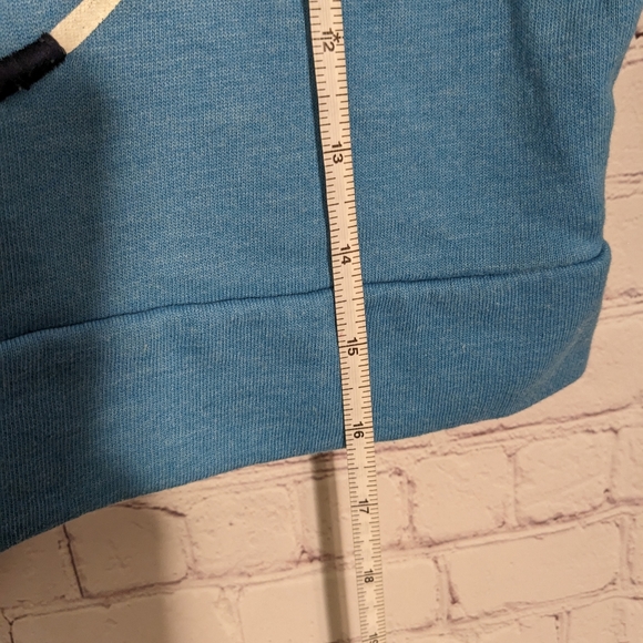 Gymboree PEACE Cropped Hooded Sweatshirt with Colorful Embroidery Girls' S 5/6 - Picture 9 of 9